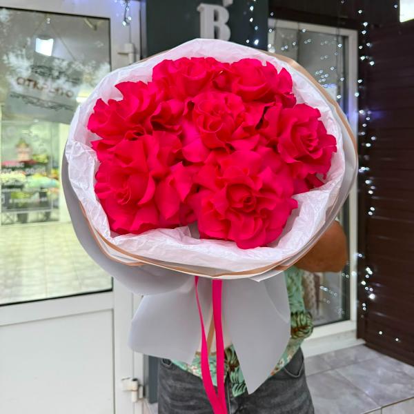 Букет из вывернутых роз "Калабриа"