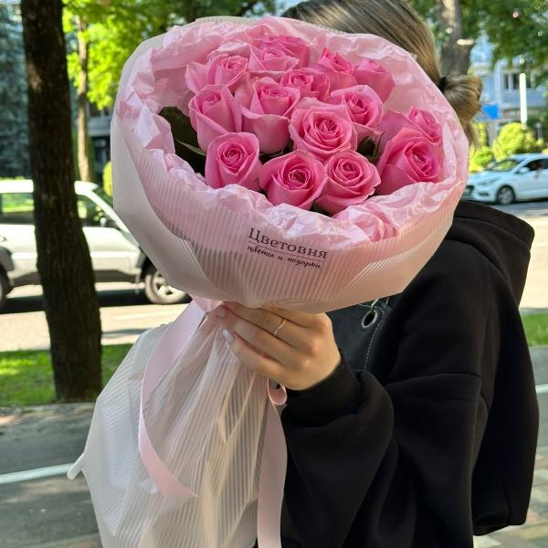 Букет из роз "Розовый аккорд"