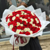 Букет из 101 розы "Карнавал"