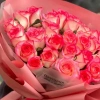 Букет из  роз "Розовый лимонад"