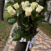 Букет из 11 голландских белых роз
